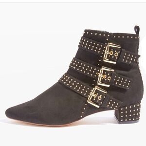 Topshop KOBBLE Stud Strap Ankle Boots